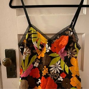 Vintage 1970s Groovy Vanity Fair Chemise